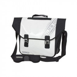 Kerékpáros táska Downtown QL2 Blackn White (pár) Sportszer Ortlieb