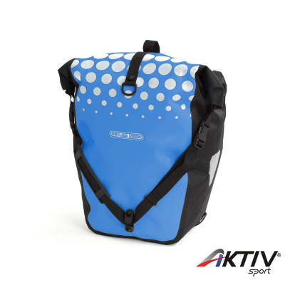 Csomagtartó táska Back-Roller Classic Design Dots kék-szürke