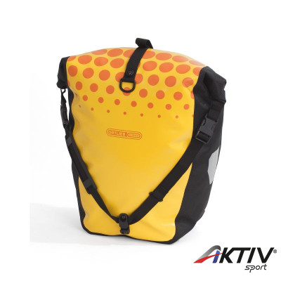 Csomagtartó táska Back-Roller Classic Design Dots citromsárga-narancssárga