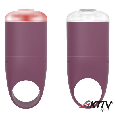 Kerékpár lámpa szett sötét szilva Reelight EGO