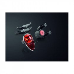 Elemnélküli kerékpár csomagtartó lámpa SL600 Flash Luggage Carrier Rear light Kerékpár tartozékok Reelight