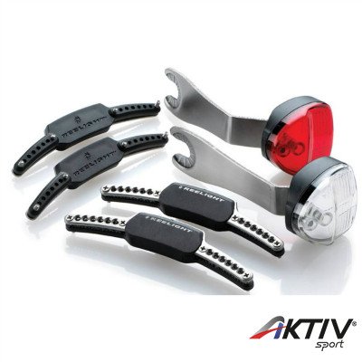 Elemnélküli kerékpár lámpa SL250 Steady Light szett