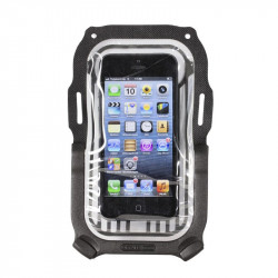 Okostelefon tartó fekete-átlátszó