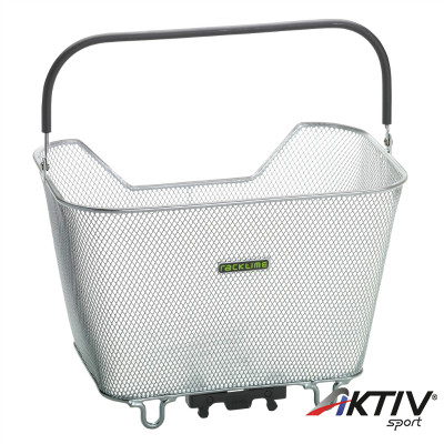 Kerékpáros kosár Baskit kicsi ezüst