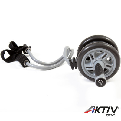 Erősítő kerék gumikötéllel és DVD-vel