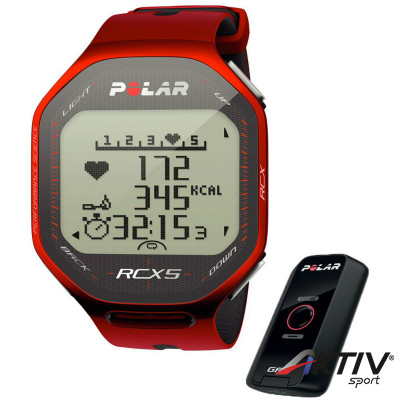Polar RCX5 Multi pulzusmérő futó sportóra piros