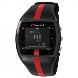 Polar FT7 Férfi pulzusmérő óra fekete piros csíkkal Fitness Polar