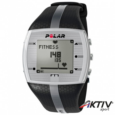 Polar FT7 Férfi pulzusmérő óra fekete szürke csíkkal