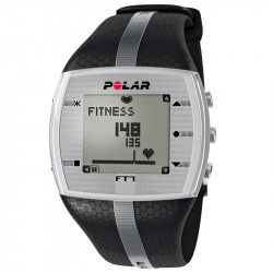 Polar FT7 Férfi pulzusmérő óra fekete szürke csíkkal