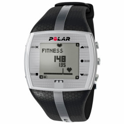 Polar FT7 Férfi pulzusmérő óra fekete szürke csíkkal Fitness Polar