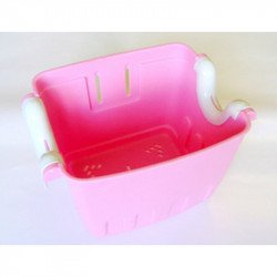 Kerékpár kosár rózsaszín E WR-1214 Style/Puma Kerékpár tartozékok Hauser