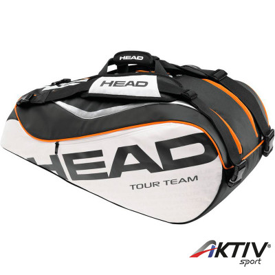 Tenisztáska Head Tour Team Combi narancssárga-fehér