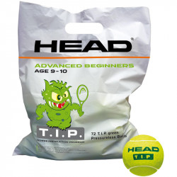 Teniszlabda Head TIP zöld 72 db
