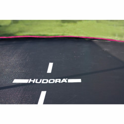 Trambulin szett védőhálóval Hudora 305 cm-es, zöld