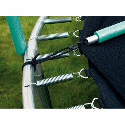 Trambulin szett védőhálóval Hudora 305 cm-es, zöld