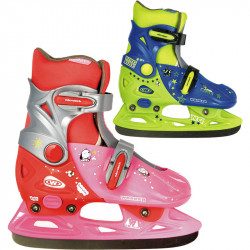 Jégkorcsolya Kelly piros-rózsaszín Sportszer INSPL