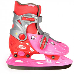 Jégkorcsolya Kelly piros-rózsaszín
