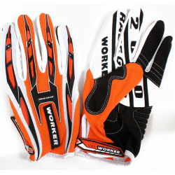 Motokcross kesztyű WORKER MT 790 Narancs - XL Sportszer Insportline
