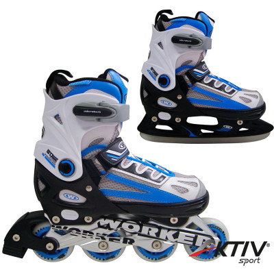 Korcsolya WORKER Nolan 2 az 1-ben kék