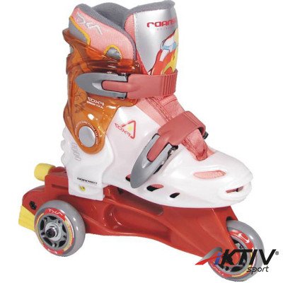 Worker Tri Skate piros görkorcsolya