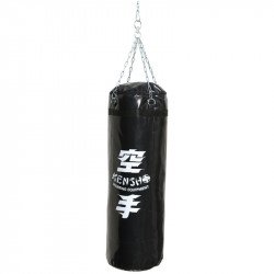 Bokszzsák 100x30 cm fekete Sportszer Kensho