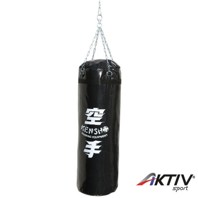 Bokszzsák 100x40 cm fekete