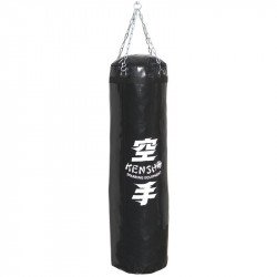 Bokszzsák 120x35 cm fekete Sportszer Kensho