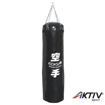 Bokszzsák 120x35 cm fekete