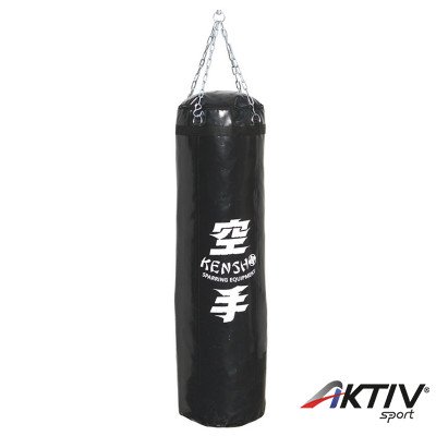 Bokszzsák 120x35 cm fekete