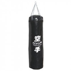 Bokszzsák 120x35 cm fekete Sportszer Kensho