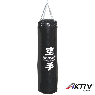 Bokszzsák 140x40 cm fekete