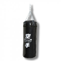 Bokszzsák 90x35 cm fekete Sportszer Kensho