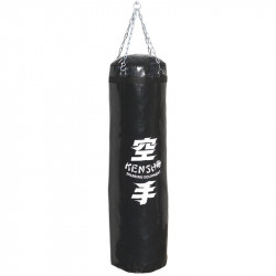 Bokszzsák 140x35 cm fekete Sportszer Kensho