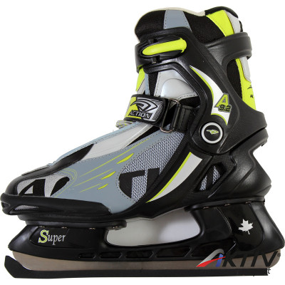 Action Fekete/Lime Jégkorcsolya
