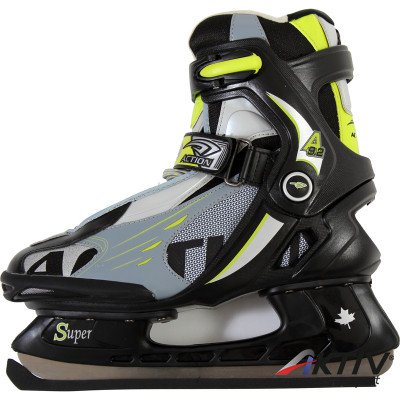 Action Fekete/Lime Jégkorcsolya