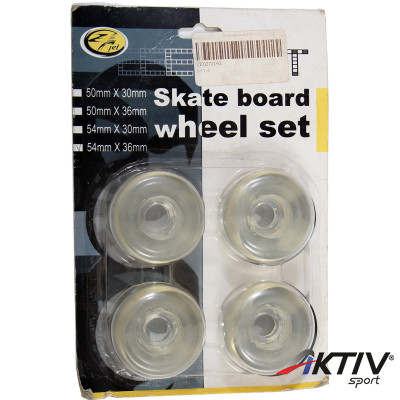 Gördeszka kerék PVC átlátszó