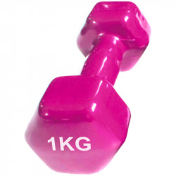 Súlyzó hatszögletű neoprén 2x1 kg Fitness Robust