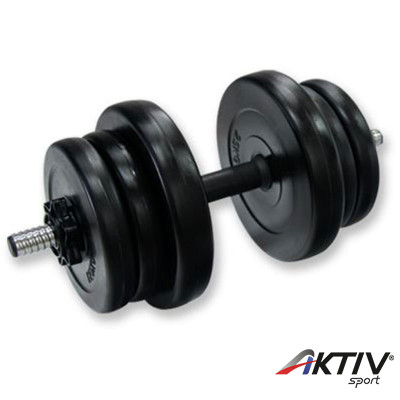 10 kg-os műanyag súlyzókészlet