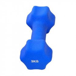 Súlyzó hatszögletű neoprén 2x3 kg Fitness Robust