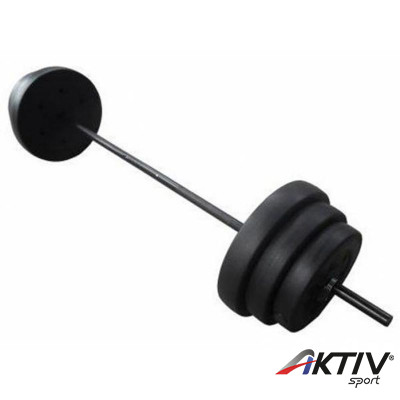 30 kg-os műanyag súlyzókészlet kétkezes