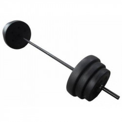 30 kg-os műanyag súlyzókészlet kétkezes Fitness