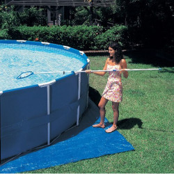 Medence takarító háló Intex alumínium nyéllel