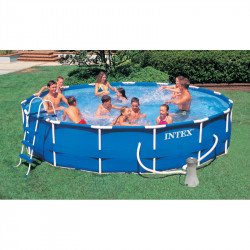 Vízforgatós medence, fémvázas 457x91 cm Medence Intex