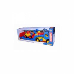 ConsTruck tréler - WADER Munkagép játékok Wader