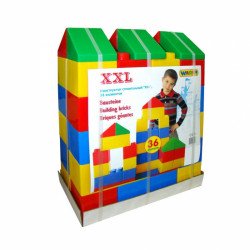 36 részes XXL építőkocka WADER Játék Wader