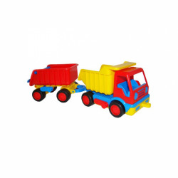 Basic traktor utánfutóval WADER Munkagép játékok Wader