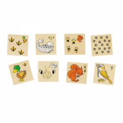 Lábnyomok memória GOKI Memória játékok Goki