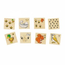 Lábnyomok memória GOKI Memória játékok Goki