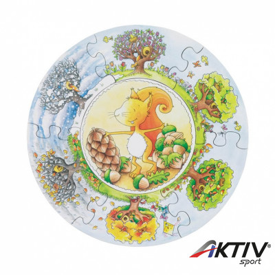 Évszakos körpuzzle