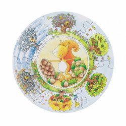 Évszakos körpuzzle Puzzle Goki